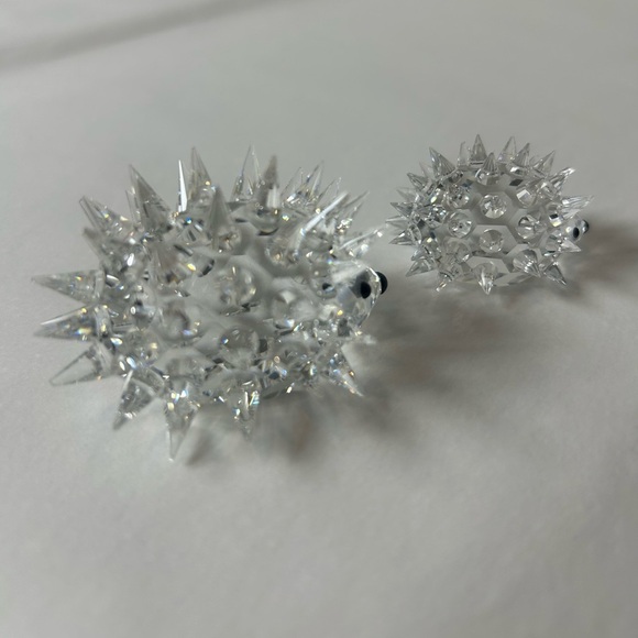 Swarovski Crystal HEDGEHOG / PORCUPINE Family Lot Of 2 - Picture 4 of 9